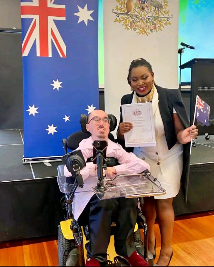 Lady emotional as she appreciates husband after acquiring Australian citizenship. Credit: Princess Suzzy/ TikTok.