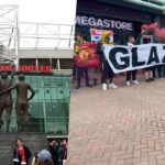 Manchester United close Old Trafford megastore over anti-Glazer protest