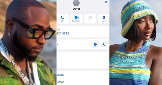 Lady claiming to be pregnant for Davido leaks singer's number