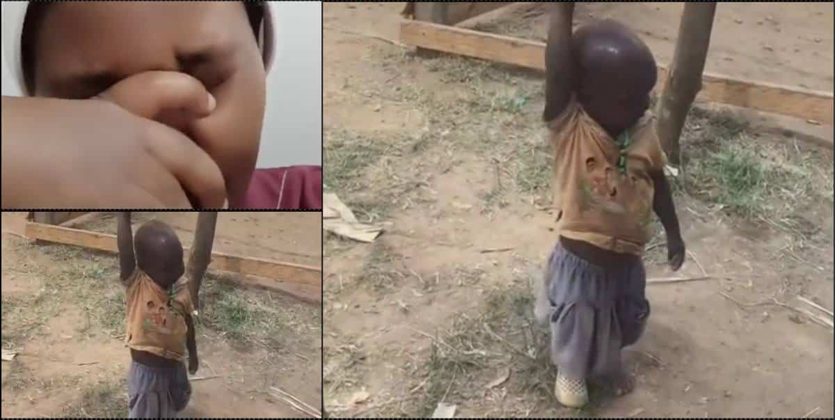 Abroad-based mother heartbroken after seeing poor state of child despite sending money monthly (Video)