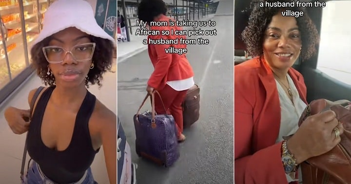 Abroad lady returns to the village to choose a husband (Video)