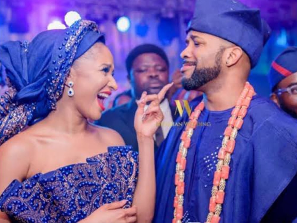 Adesua and husband, Banky W engage in playful banter in Huggies ad amidst alleged cheating saga (Video)