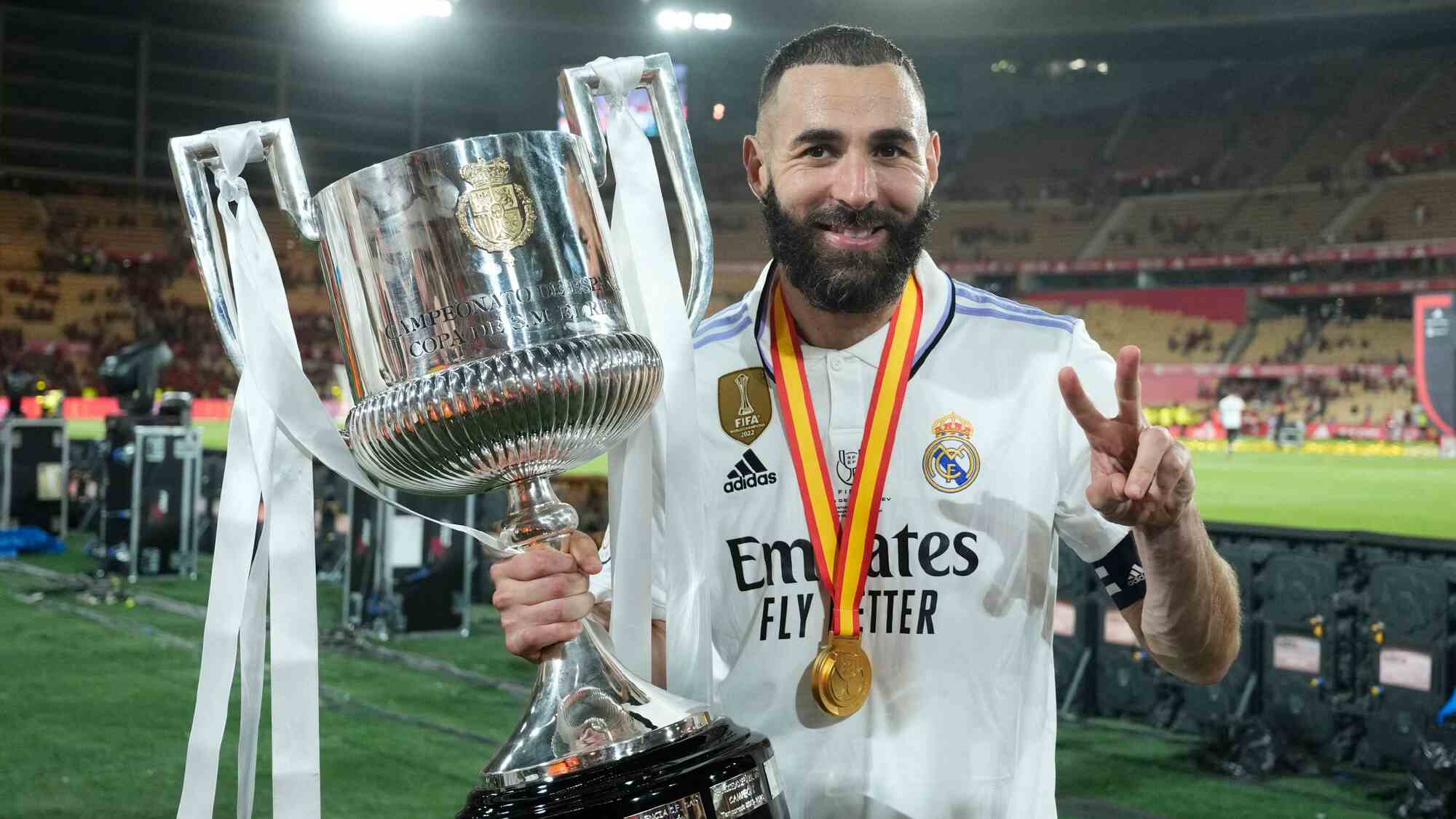 Benzema scores in final match for Real Match after confirming exit