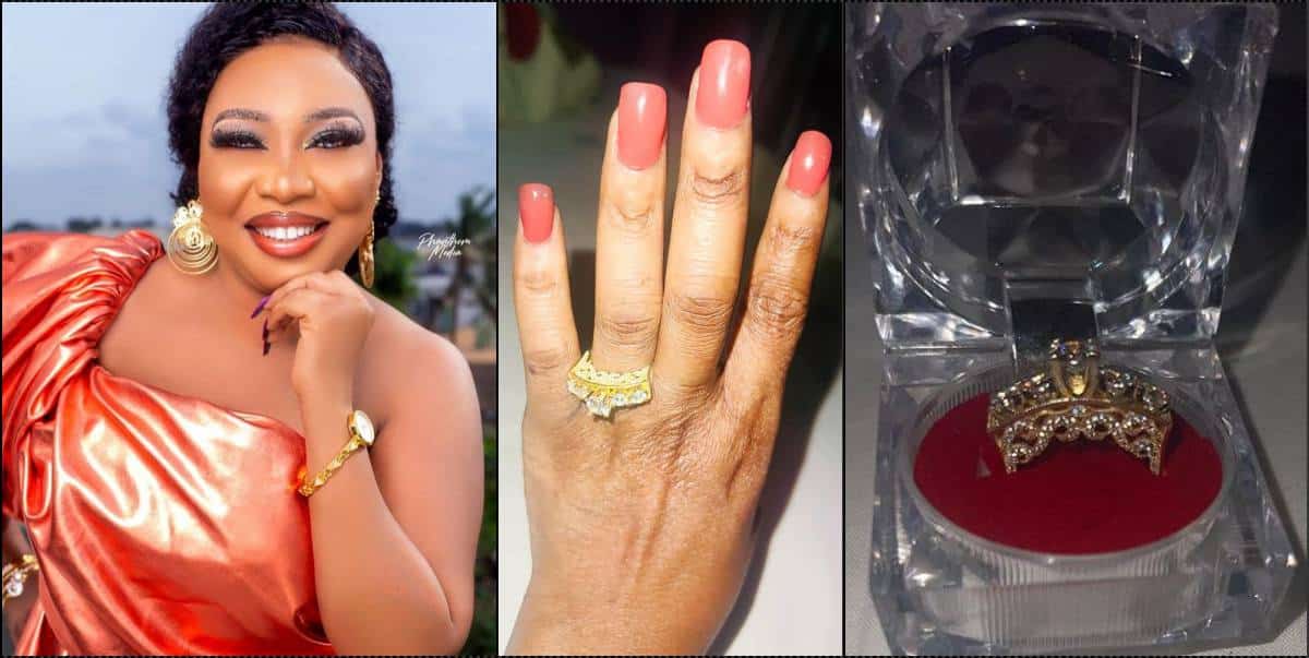 Bimpe Akintunde overjoyed as she engages long time admirer