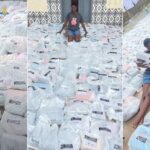 Businesswoman sheds tears of joy as she shows off huge orders