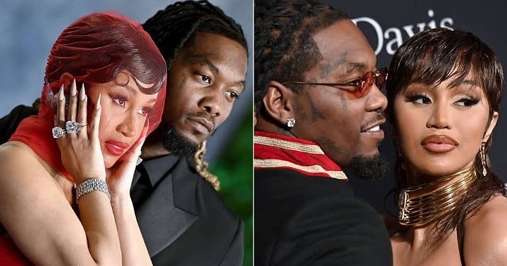 Cardi B reacts as husband, Offset publicly accuses her of infidelity