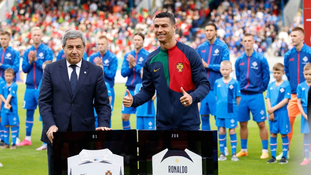 Cristiano Ronaldo makes history with his 200th appearance for Portugal