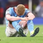 De Bruyne suffers another injury in a Champions League final