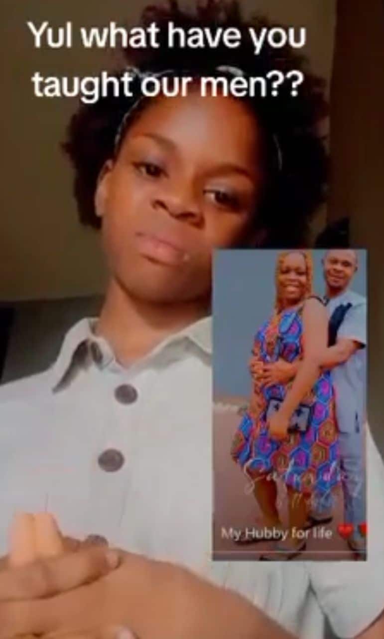 Girl calls out father for marrying side chick as second wife, blames Yul Edochie (Video)