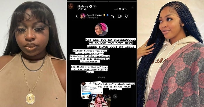 Lady leaks chat with Caramel Plugg who slid into her DM