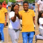 Lady takes bold step to propose to her man after years of dating