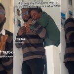Man sheds tears of joy as wife gets pregnant after years of waiting
