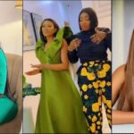 Netizens gush as Anita Joseph shares moment with Yul Edochie's first wife, May (Video)