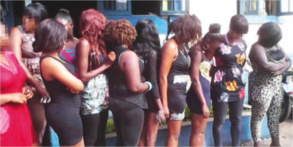 Nigerian sex workers in Ghana arrested by police at brothels