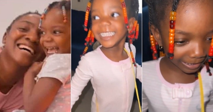 Simi's 3-year-old Deja wins singing challenge with melodious voice