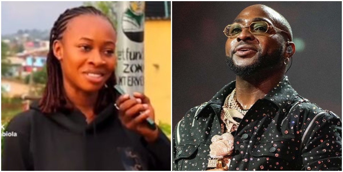 "This one na fool" - Netizens drag lady for choosing a dinner date with Davido over N100 million