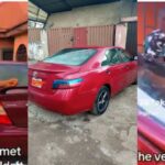 "Some women carry grace" - Wife in tears as husband gifts her a car appreciating her for staying with him when he was broke