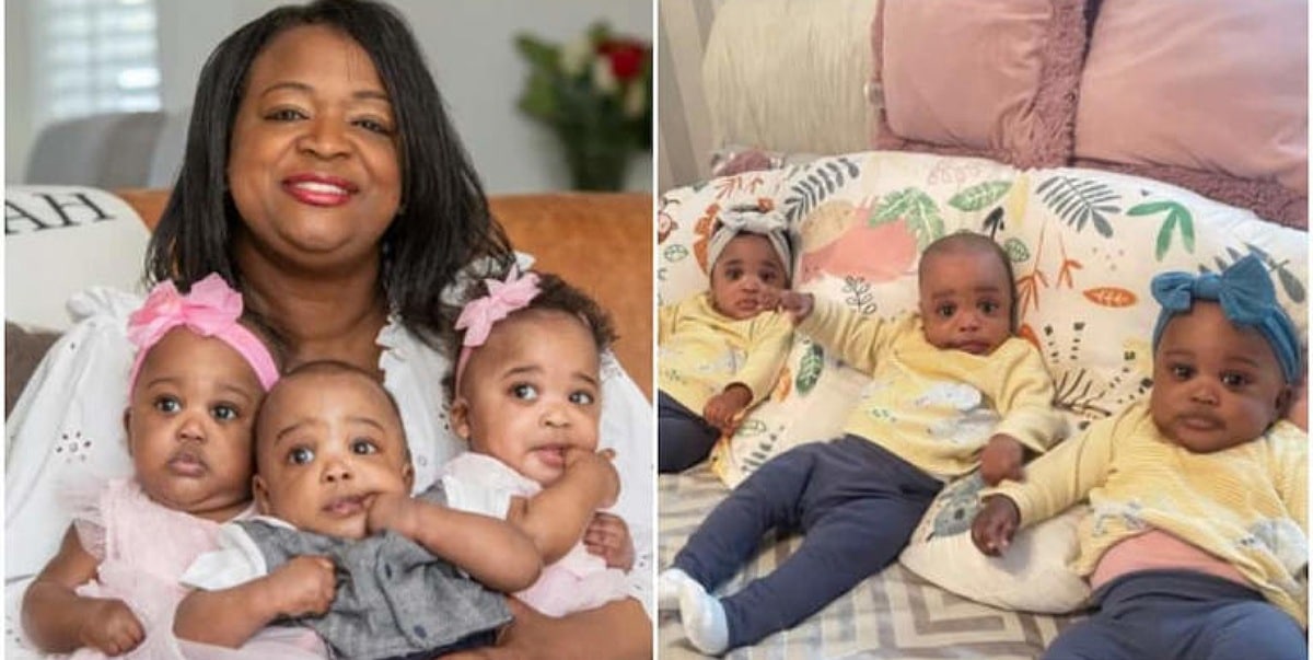 Woman proves doctors wrong, gives birth to triplets 8 years after being told she can't have kids