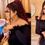 Reactions as Bobrisky shares loved-up photo with mystery man