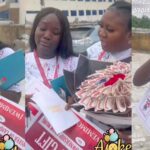 Lady emotional as mom gives her land as sign out gift (Video)