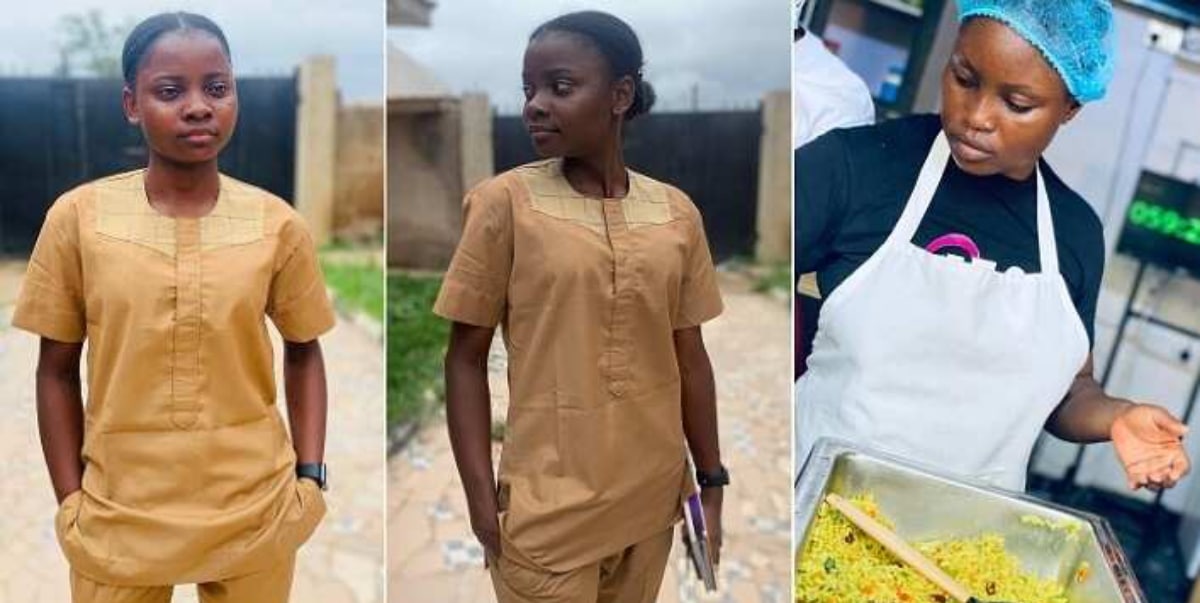 Chef Dammy poses in new photos, responds to Ondo lady's challenge to break her record