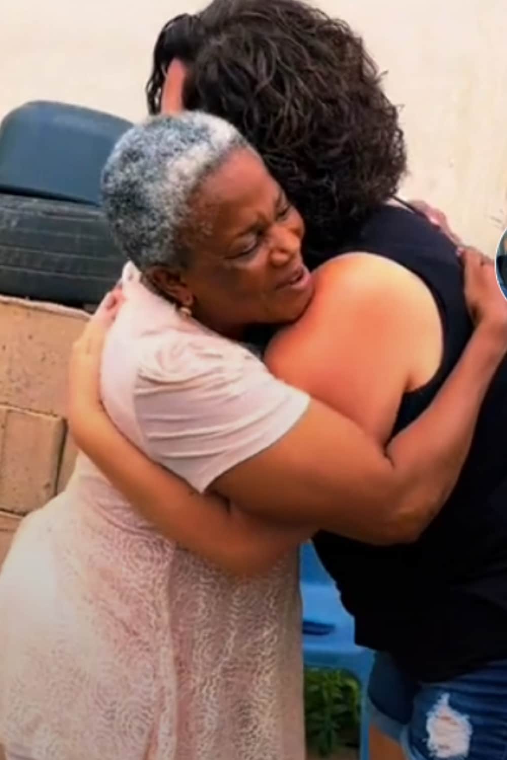 Nigerian woman overwhelmed with joy as son brings home his Oyinbo girlfriend (Video)
