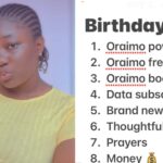Lady to receive free Oraimo 40k mAh power bank, earbuds and speaker from company after sharing birthday wishlist