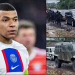 Kylian Mbappe reportedly moves around Cameroon with armored tank, heavy security