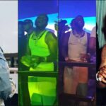 Davido causes a stir as he sings passionately to Burna Boy's song (Video)