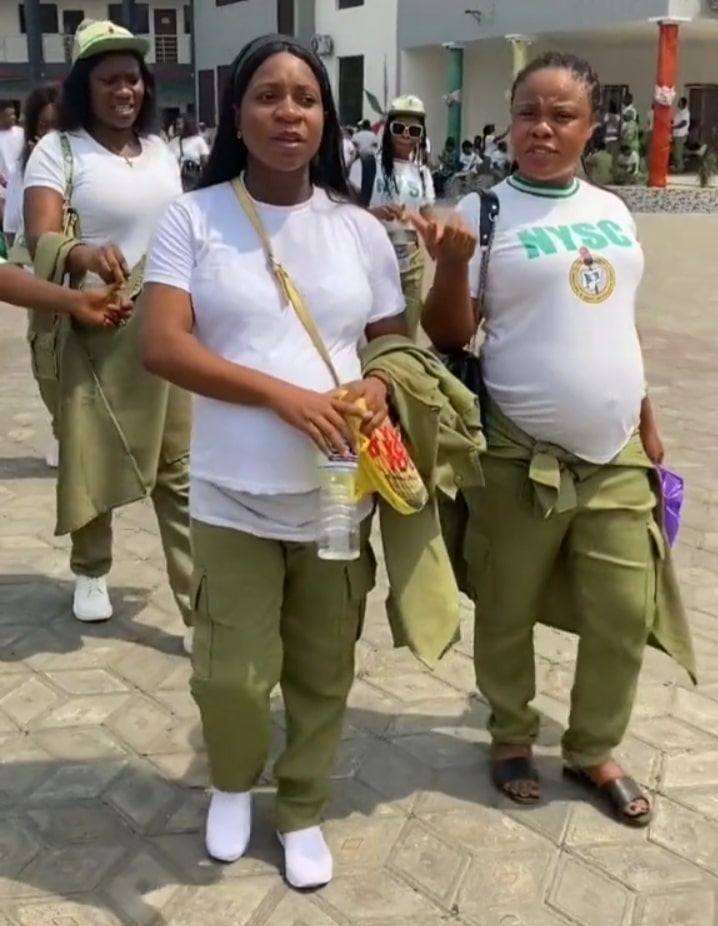 Pregnant NYSC members Flaunt their babies after delivery