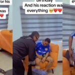 Lady shares boyfriend's reaction as she buys N475K PS5 for his birthday (Video)