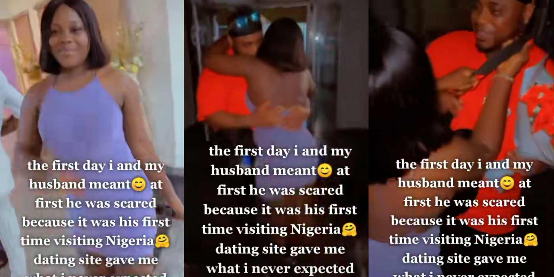 "Dating site gave me what I never expected" – Lady celebrates meeting her husband online