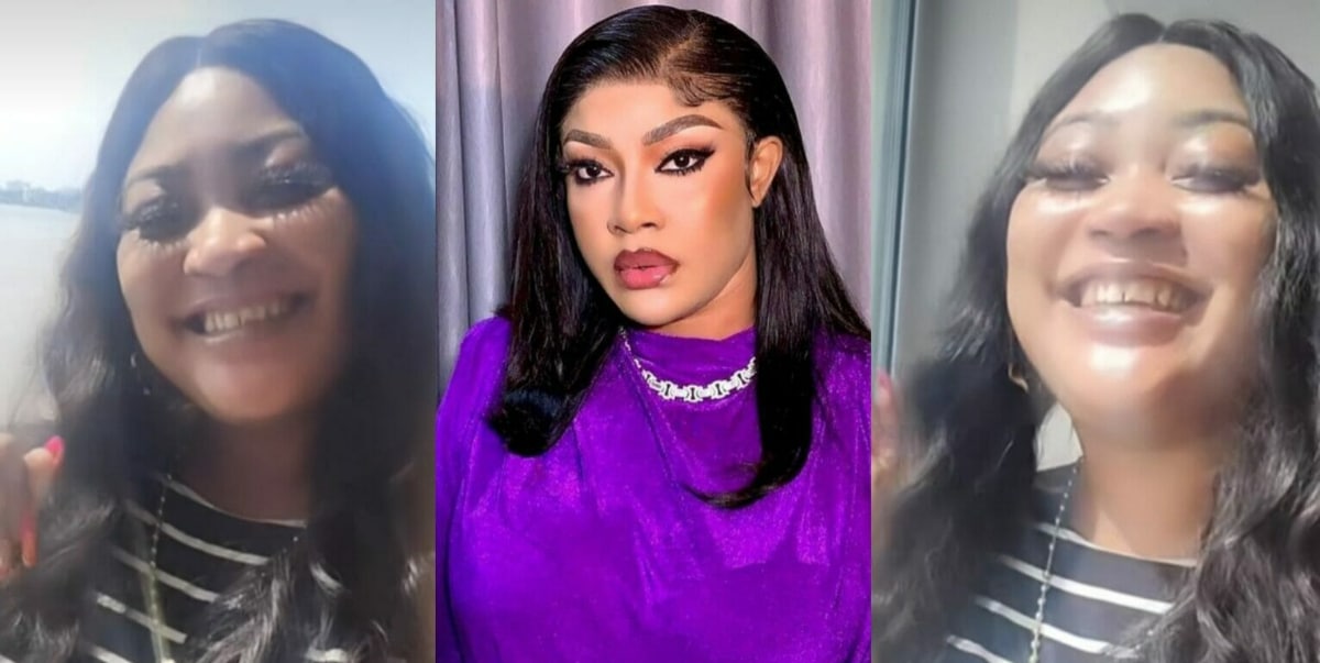 Uche Elendu posts video of herself without makeup after Angela Okorie dared her to do so