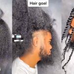 "This hair is hairing" – Man leaves many impressed with astonishingly long hair