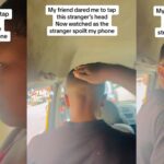 Drama ensues as man slaps stranger's head on bus after being dared by friend [Video]