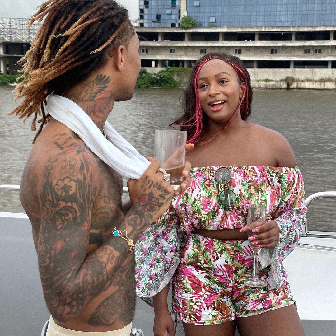Cuppy links up with Swae Lee In Lagos amid divorce rumours with fiancé