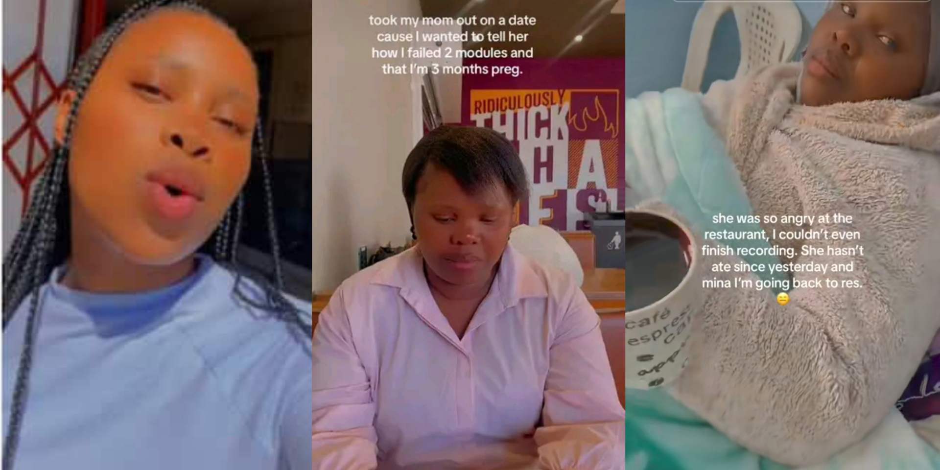 Lady takes mom on a date, breaks news of pregnancy and failed university [Video]