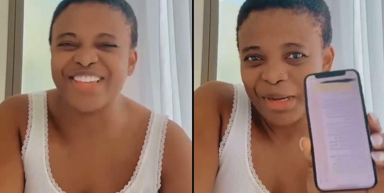 Married woman shares message sent to her husband by 38-yr-old lady offering to give him a second child (Video)