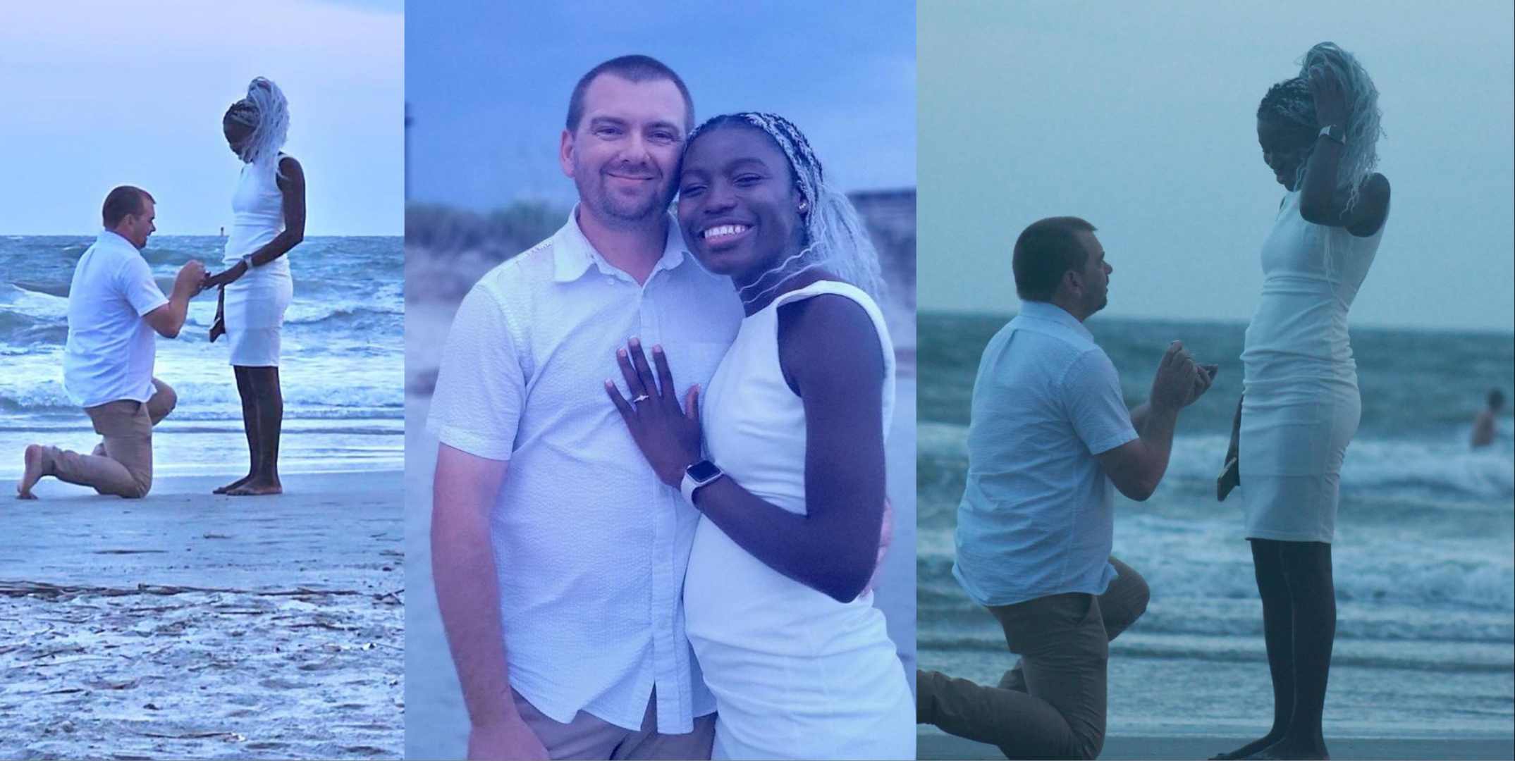 "Her story has changed" – Chibok girl who escaped Boko Haram abduction gets engaged to US lover (Photos)
