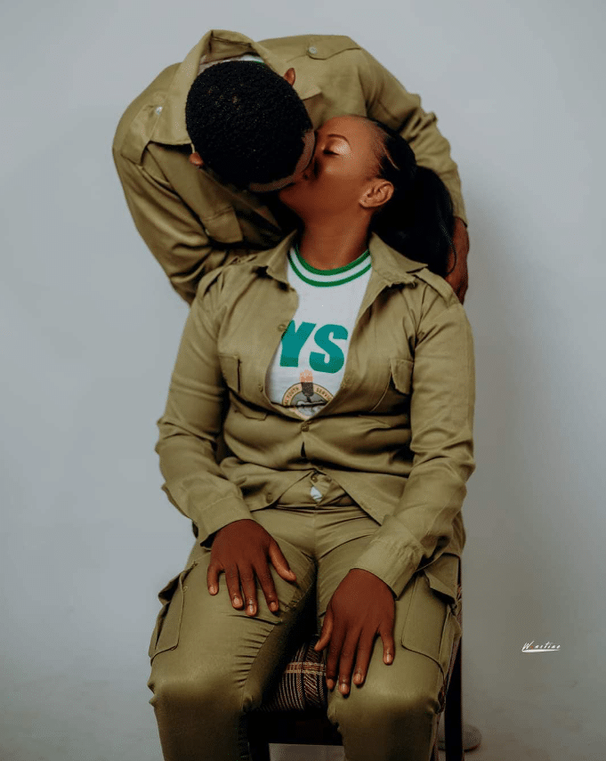 Corps members pre-wedding photoshoot takes the internet by storm