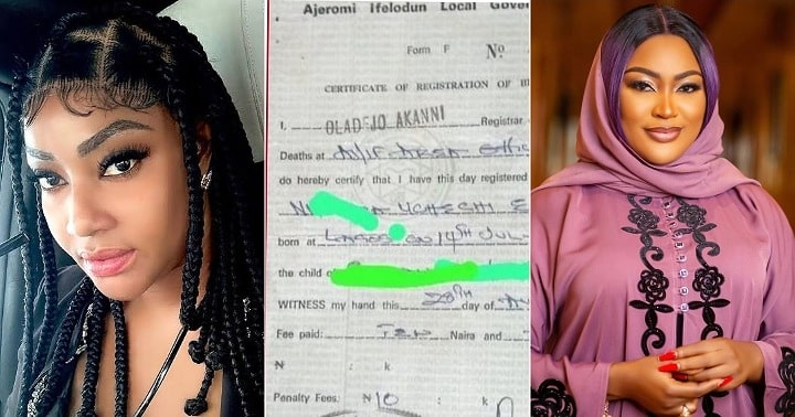 Angela Okorie debunks age on Uche Elendu's birth certificate