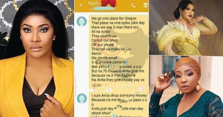 Angela Okorie leaks chat with insider about Anita Joseph