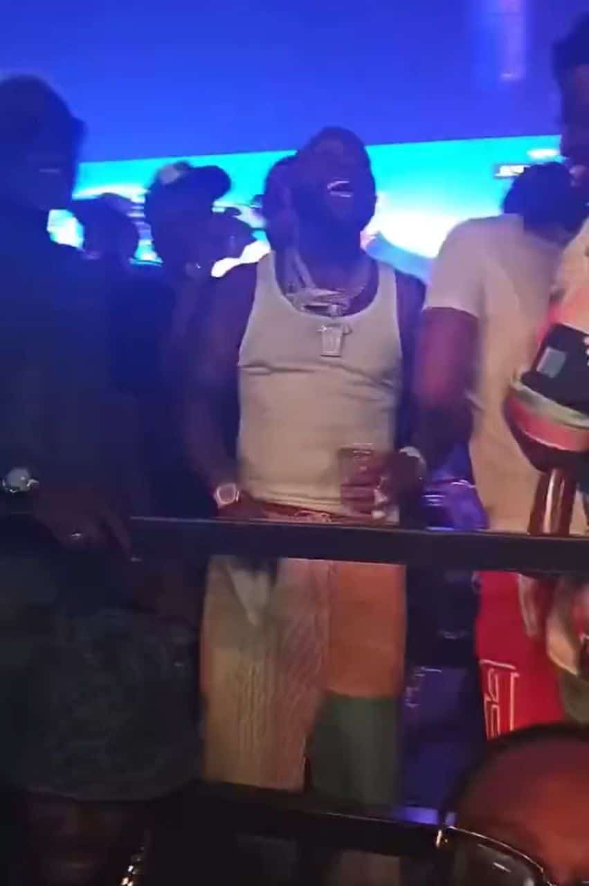 Davido causes a stir as he sings passionately to Burna Boy's song (Video)