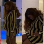 "I'm also pregnant for Davido" – Jaruma claims to carry Davido's child, flaunts baby bump (Video)