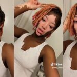 Lady with 2-toned face causes buzz online, video goes viral