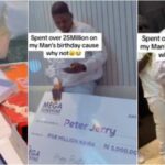Nigerian lady gifts boyfriend N5 million, spends extra N25 million on him for his birthday