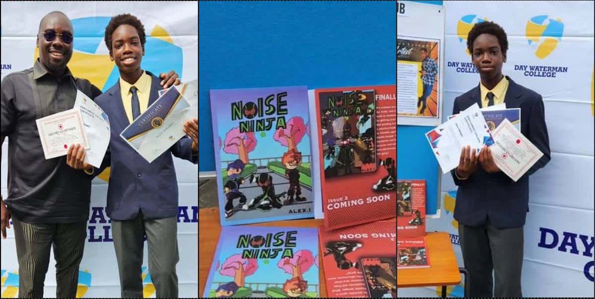 Obi Cubana celebrates author son as he bags awards for his comic book