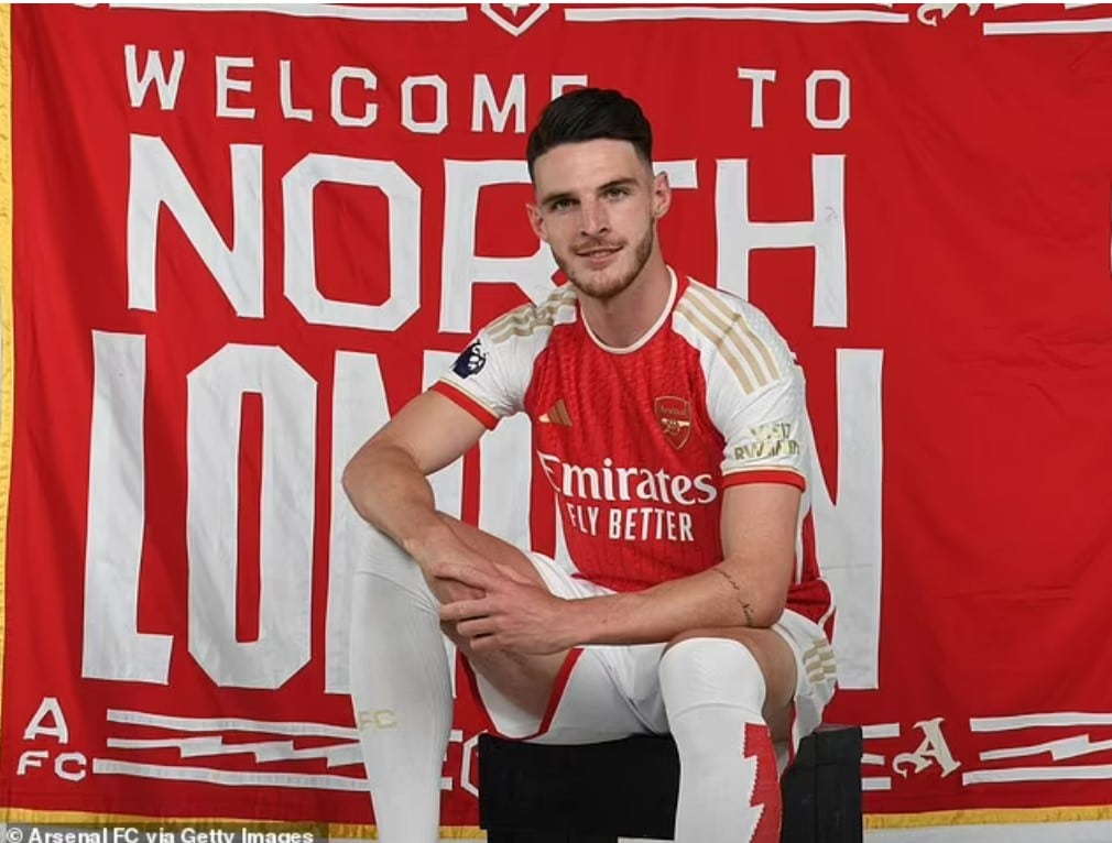 Odumodublvck excited as Arsenal unveils new player, Declan Rice, using his song as soundtrack