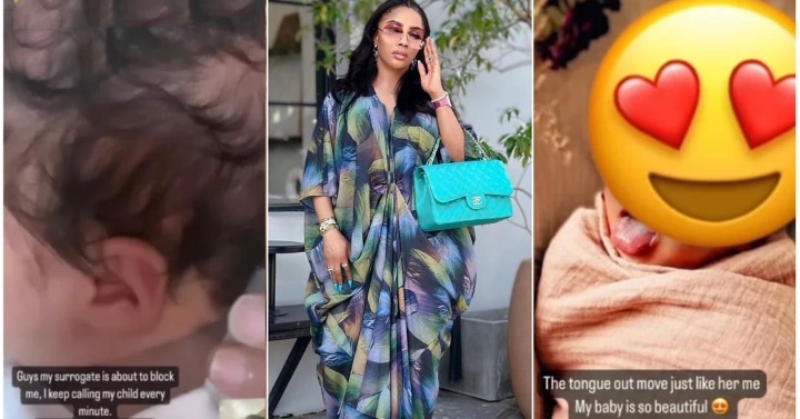 Toke Makinwa cries out over being blocked by surrogate mum