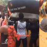 Residents stir reactions as they bury Ghanaian food vendor in giant mortar